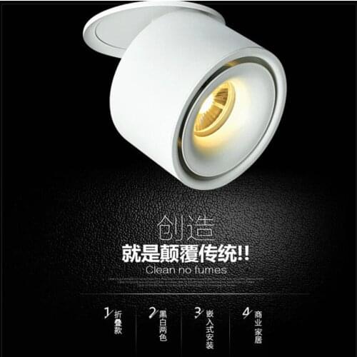 Dimmable LED Downlight Warm Cool White 15W 20W COB LED Indoor Lighting Spot Light Adjustable AC110V 220V Home Commerical use