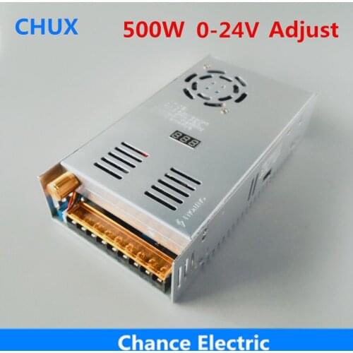 DC power supply 20A 0-24V Adjustable Voltage Transformer Stabilization Switching Power Supply With Digital Display 500W