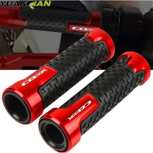Motorcycle 7/8"22mm Aluminum Anti-Slip Handle Bar Handlebar Hand Grips For Honda CB190r CB 190R CB190X 2015-2018 2016 2017 2019