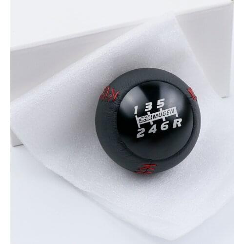 Mugen Black/Red 5/6 Speed M10x1.5 Manual Gear Shift Knob for Honad Civic Fit Accord EK9 EP3 FN2 DC2 DC5 S2000 FD2
