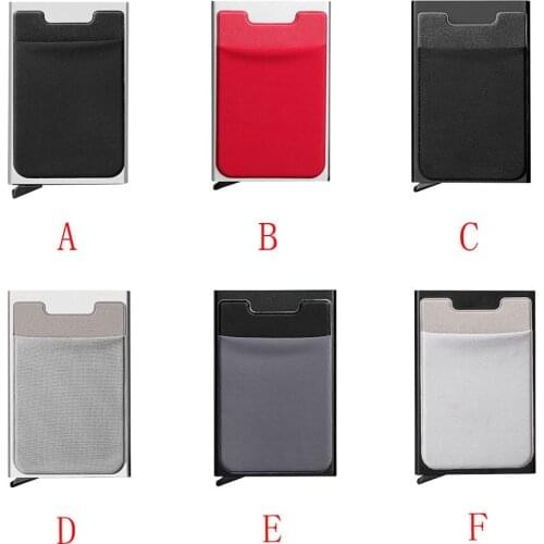 Men Women Wallets Vintage Unise Auto Aluminium Alloy Credit Card Holder Clutch portfel damski erkek cuz dan wallet card 2019