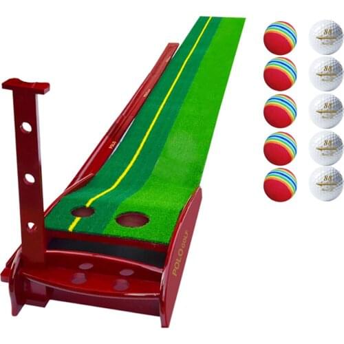 Ball Return 3M Indoor Golf Putting Trainer Portable Golf Practice Putting Mat Golf Putter Green Trainer