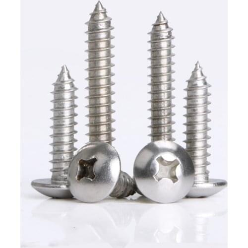 M3 M4 M5 Stainless Steel Flat Head Screws Kits High strength Self-Tapping Screws Assortment Set For Wood Furniture