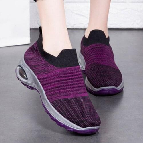 2020 New Platform Sneakers Shoes Breathable Mesh Casual Shoes Woman Fashion Height Increasing Ladies Shoes Chaussure Femme