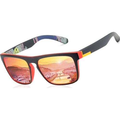New Mens Casual Polarized Sunglasses Dazzling Color Film Sports Models Fishing Cycling Glasses Elastic Paint PC Frame Eyeglasse