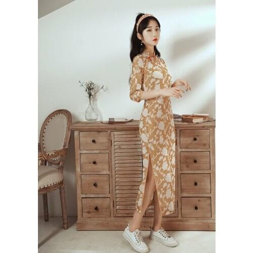 2021 PRL custom chinese dress plus size dresses for women 4xl 5xl 6xl green qipao