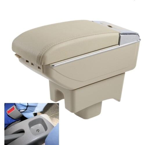 For LiFan 320 330 armrest box central Store content Storage box with cup holder ashtray USB interface 2008-2013