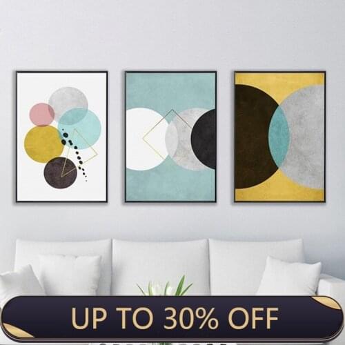 Nordic Wall Poster Abstract Modern Art Canvas Painting Decorative Picture For Kids Room Living Room Decoration Unframed