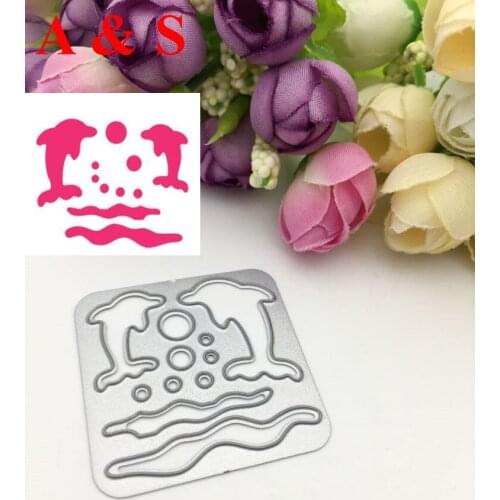 Q91 METAL CUTTING DIES Puzzle Sea Dolphin Scrapbook card invitation paper craft party decor embossing stencil cutter