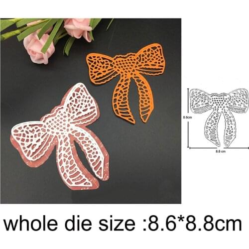 Craft dies Double Layers Lace Bow Metal Cutting Dies for Scrapbooking dies DIY Paper Card Making Embossing Die Cut stencils dies