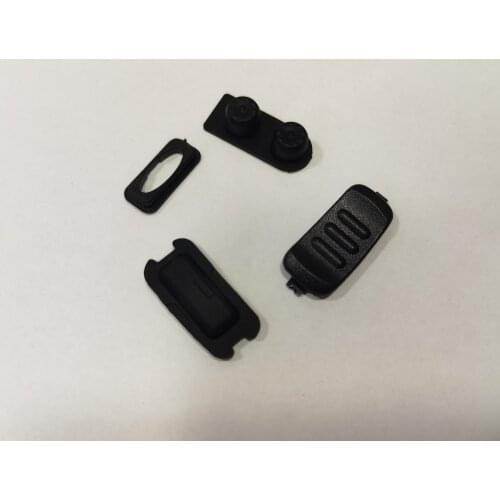 10Sets PTT Rubber And Button For Vertex VX231 VX-231 4 Pieces In 1 Set