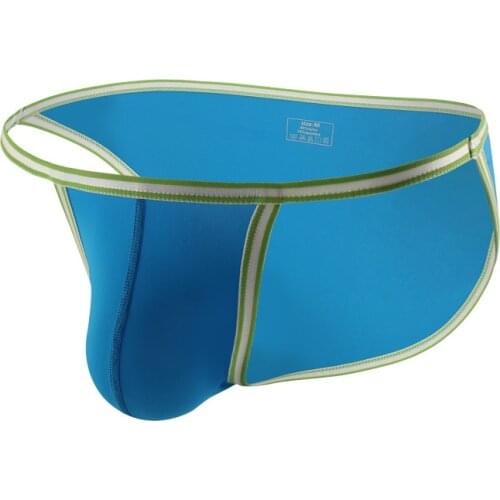 Sexy Mens Briefs Underwear Transparent Ice Silk Panties Man Breathable Low Waist Pouch Underpants Male Briefs Bikini Homme Cueca