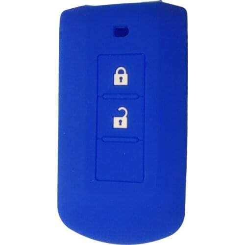 Silicone Key Shell For Mitsubishi Outlander Pajero Eclipse ASX AXR RVR Nativa Montero Lancer Shogun Protect Car Key Cover Case