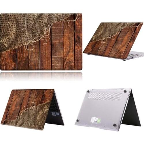 Dark Brown Wooden Plank Laptop Case For Huawei MateBook 13/13 AMD Ryzen/14/D14/D15/X 2020/X Pro/Pro 16.1/Honor MagicBook 14/15