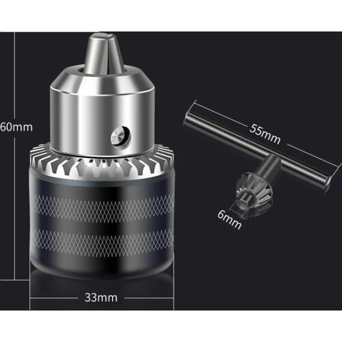 Electric Angle Grinder Adapter Chuck 10mm Chunk Holder Power Drill Convert Adapter Collet Chunk with Key Electric Drill Adapter