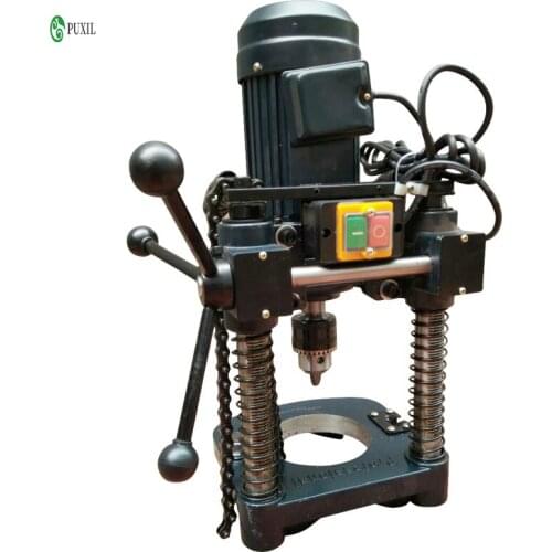 Pipe hole punching machine to pierce hole iron pipe four-way fire galvanized pipe punching hole electric hole opener