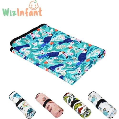 WizInfant Reusable Baby Changing Mats Cover Baby Diaper Mattress Diaper for Newborn Waterproof Changing Pats Flool Play Mat