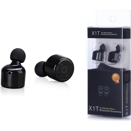X1T Wireless Bluetooth 4.2 Stereo Car Earbuds Earphone Mini Bluetooth Headset earphone With Mic For All Phone