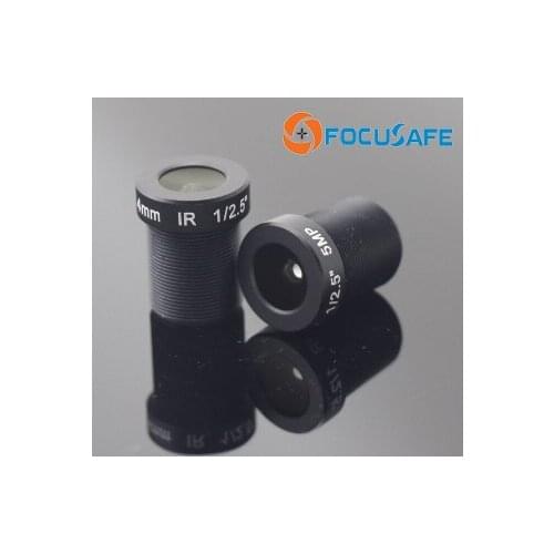 Focusafe Board Lens 4mm for high resolution camera with 5 Megapixel for 1/2.5" CCD