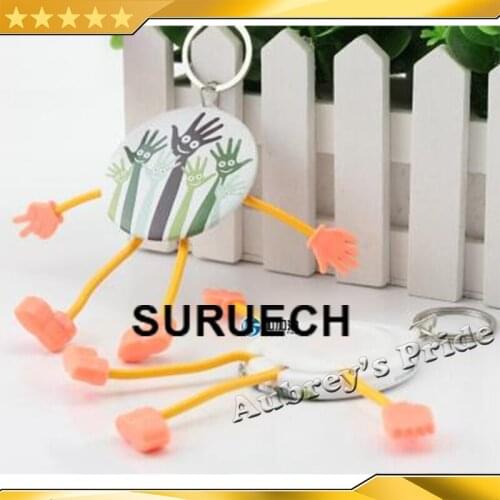 2-1/4" 58mm 100 Sets Cartoon Character KeyChain Badge Button Supply Materials for Made in China Badge Button Maker