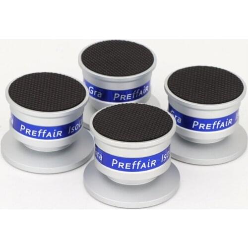 4 PCS Speaker Amplifier Shock Spikes Isolation Feet Stand Pad for Turntable Amplifier CD DAC Recorder