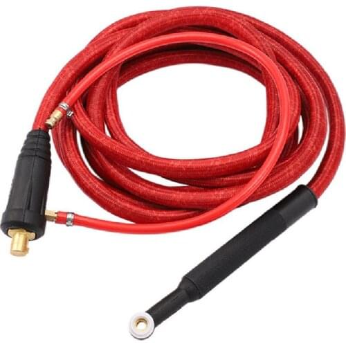 WP-9 Red Hose Cable Wires TIG Weldings Torch Quick Connector Welding Accessories Air-Cooled Complete TIG Welding Torch Connector