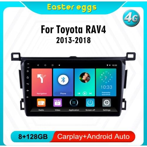 2 Din Android Car Multimedia player for Toyota RAV4 Rav 4 2013 2014 2015 2016 2017 2018 Android Car Stereo GPS Navigation SWC