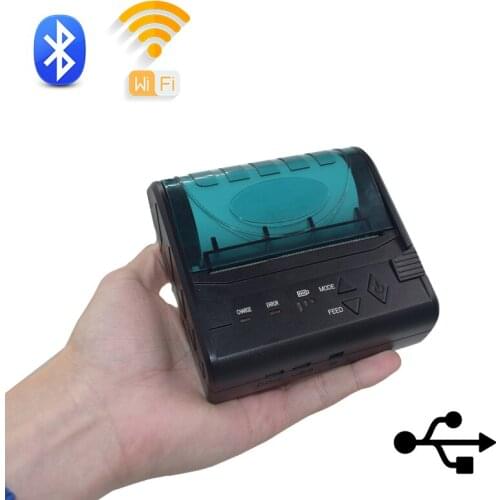 Netum bluetooth thermal printer 80MM mini portable 58mm receipt printer small for mobile phone ipad for android IOS Windows