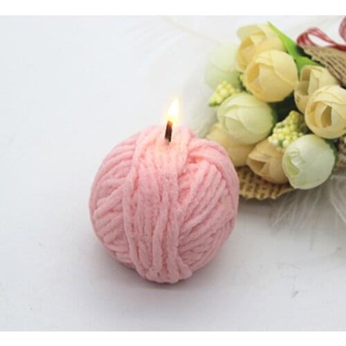 C960 creative wool group candle mould silicone chocolate mold kitchen tools