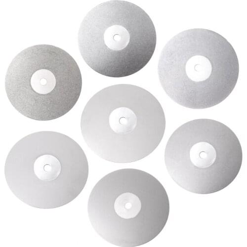 6Inch Grit 80-3000 Diamond Coated Flat Lap Wheel Jewelry Grinding Polishing Disc