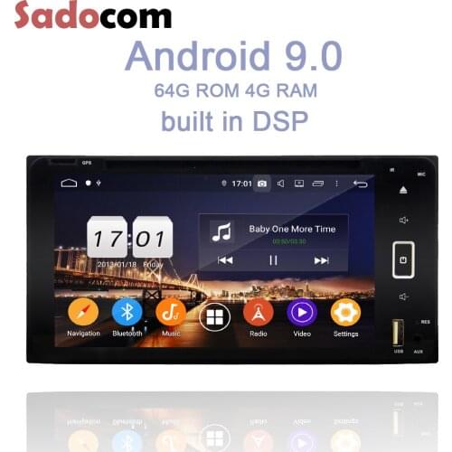 DSP PX6 2 din Android 10.0 4GB RAM Car DVD Player 4G RDS autoradio car radio For Toyota RAV4 Corolla Vios Hilux Land Cruiser