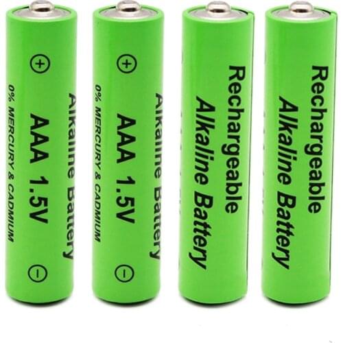GTF100% 4pcs New AAA Battery 2100mah 1.5V Alkaline AAA rechargeable battery for Remote Control Toy light Batery