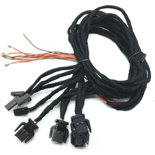 Car interior Led Door Light Warning light welcome lamp Cable Wire Plug For Audi A1 A2 A3 A4 B7 B8 A5 A6 C6 C7 A7 A8 Q3 Q5 Q7