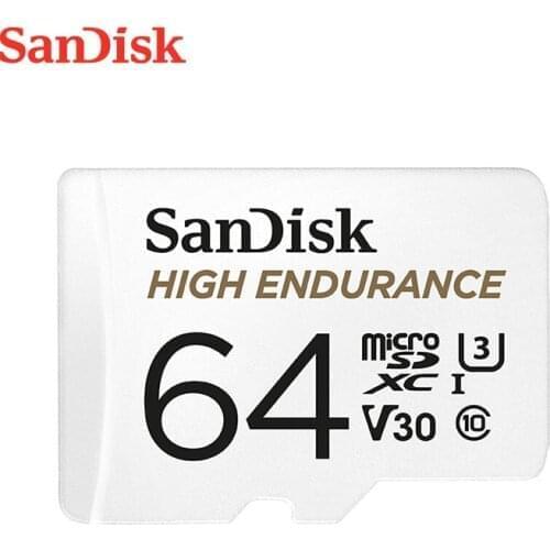 SanDisk microSD Card HIGH ENDURANCE 64GB 128GB Memory Card Up to 100M/s 32GB 256GB MicroSDXC VideoSpeed U3 V30 HD 4K