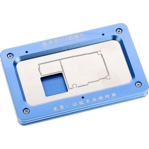 MJ Z16 BGA Reballing Stencil Platform Jig Fixture Holder for iPhone 11 Pro / 11 Pro Max