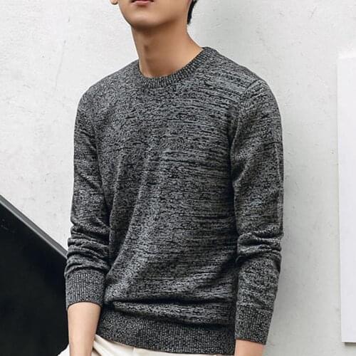 Casual Men Sweater Solid Color Turtleneck Sweater Pullover Men Long Sleeve Slim Knitwear Knitted Pullovers Sweater pull homme