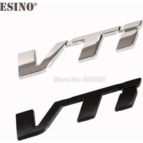 New Car Styling 3D VTI VT-I Metal Chrome Zinc Alloy Emblem Car Body Badge Sticker Auto Accessory for Civic Accord Passport CR-V