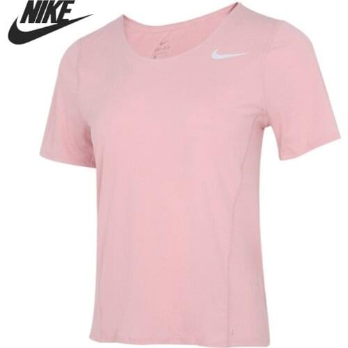 Original New Arrival NIKE AS W NK CITY SLEEK TOP SS Womens T-shirts short sleeve Sportswear