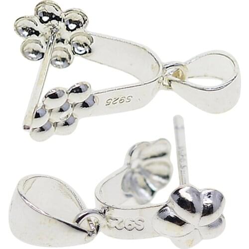 Silver S925 Pendant Clasp Clip Aries Necklace Connector Jewelry