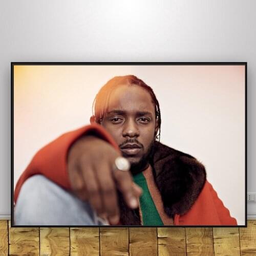 Kendrick Lamar Hip-Hop Silk Fabric Poster And Print Wall Art Picture Painting Home Decor