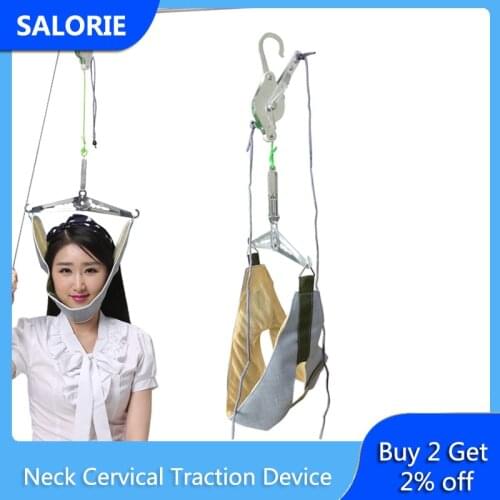 Cervical Traction Belt Neck Stretcher Band Vertebrae Recovery Neck Stretch Neck Massage for Adult Children Health Care Relax