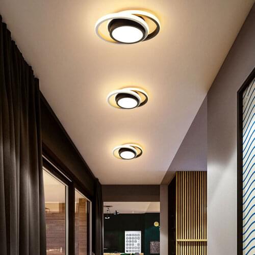 Modern LED ceiling lamp round/square household LED ceiling lamp living room kitchen bedroom corridor balcony decoration lighting