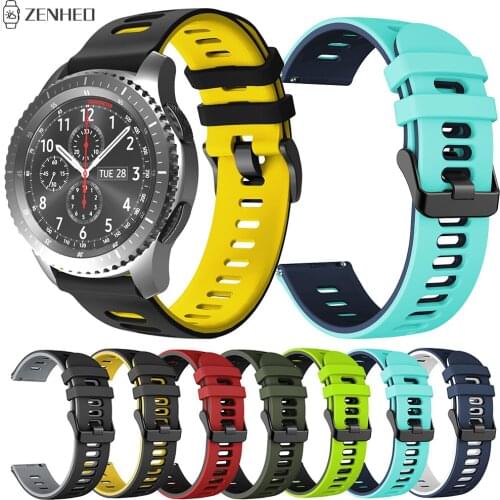 Sports Silicone Strap For Samsung Galaxy Watch 46mm Replacement Watch Band For Samsung Gear S3 Frontier/Classic Watchband