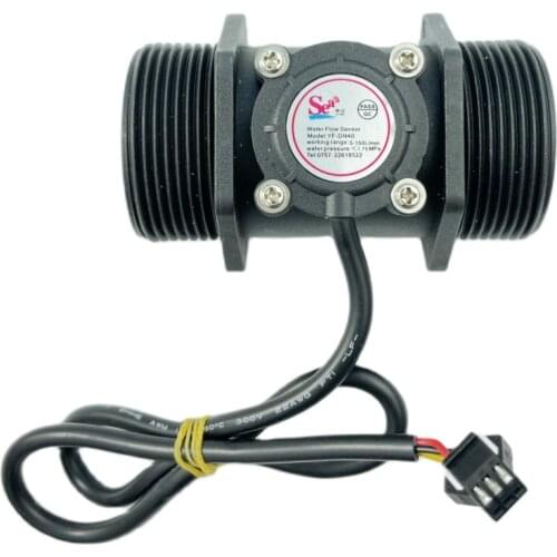 YF-DN40 BSPP 1 1/2 inch Big Hall Water Flow Sensor 5-300lpm turbine flowmeter sea zhongjiang sea dijiang cheap plastic gear