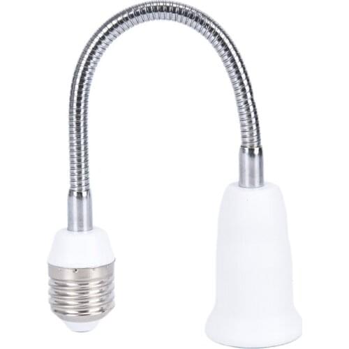 Lamp Extender Flexible Extension Adapter E27 To E27 Light Bulb Lamp Holder 30cm x 4cm