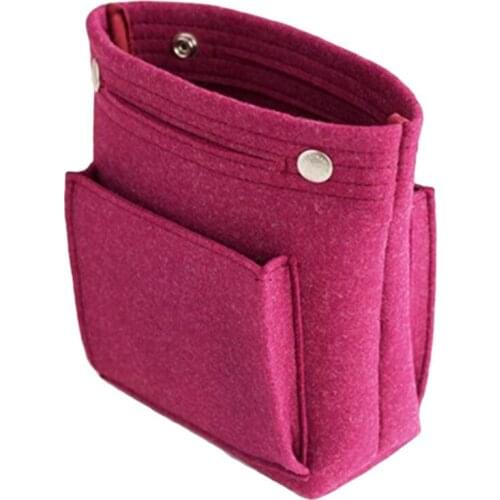 Felt Cosmetic Bag Plug-in Bag Storage Bag Toiletry Hand Bag Travel Bag