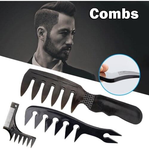High Quality Slicked-Back Professional Styling Comb Anti Static Hair Brush For Men