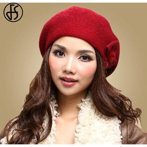 FS Winter Hats For Women 2020 Beanies Knitted Hat With Pompom Girls Autumn Female Caps Warmer Bonnet Ladies Casual Cap