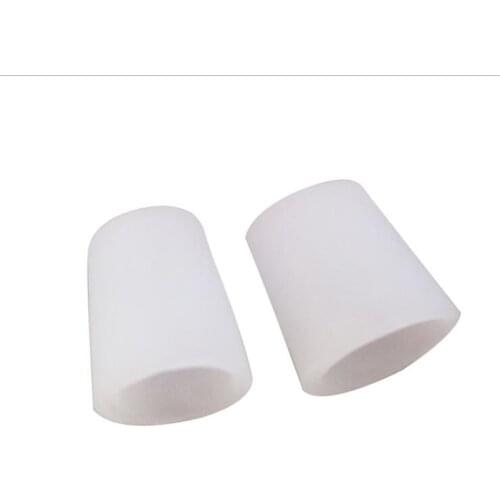 1 Pair Silicone gel little toe tube corns blisters Corrector pinkie protector gel bunion sleeve toe Bone Brace Support