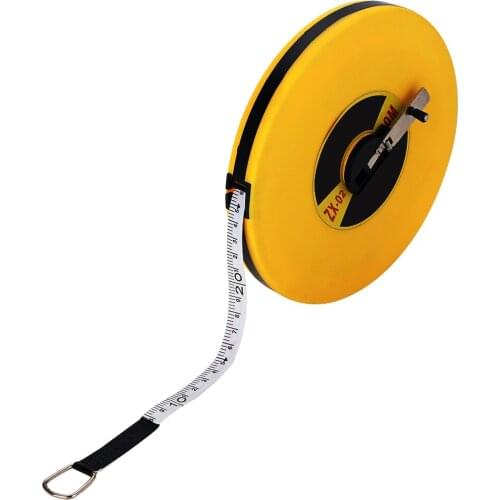 1PC Mini Retractable 50 Meters Measuring Tape Ruler Centimeter/Inch Tape Measure Ruler Tape Measuring Tools